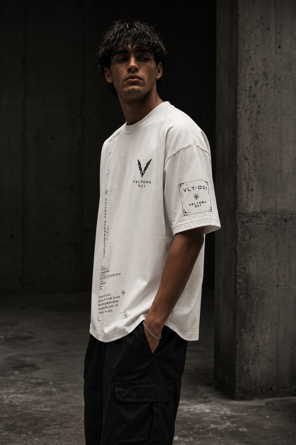 VELTORA — Ascension Protocol Tee White